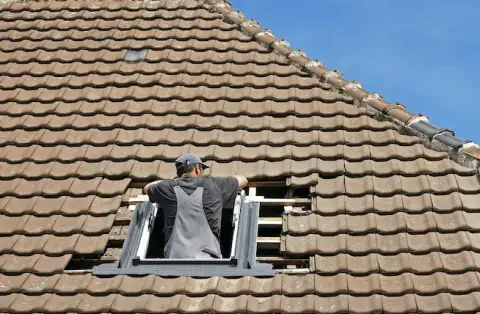 Pose de velux à Thil